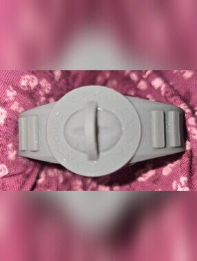 Gray Marc By Marc Jacobs Round Logo Disc Silicone Bracelet